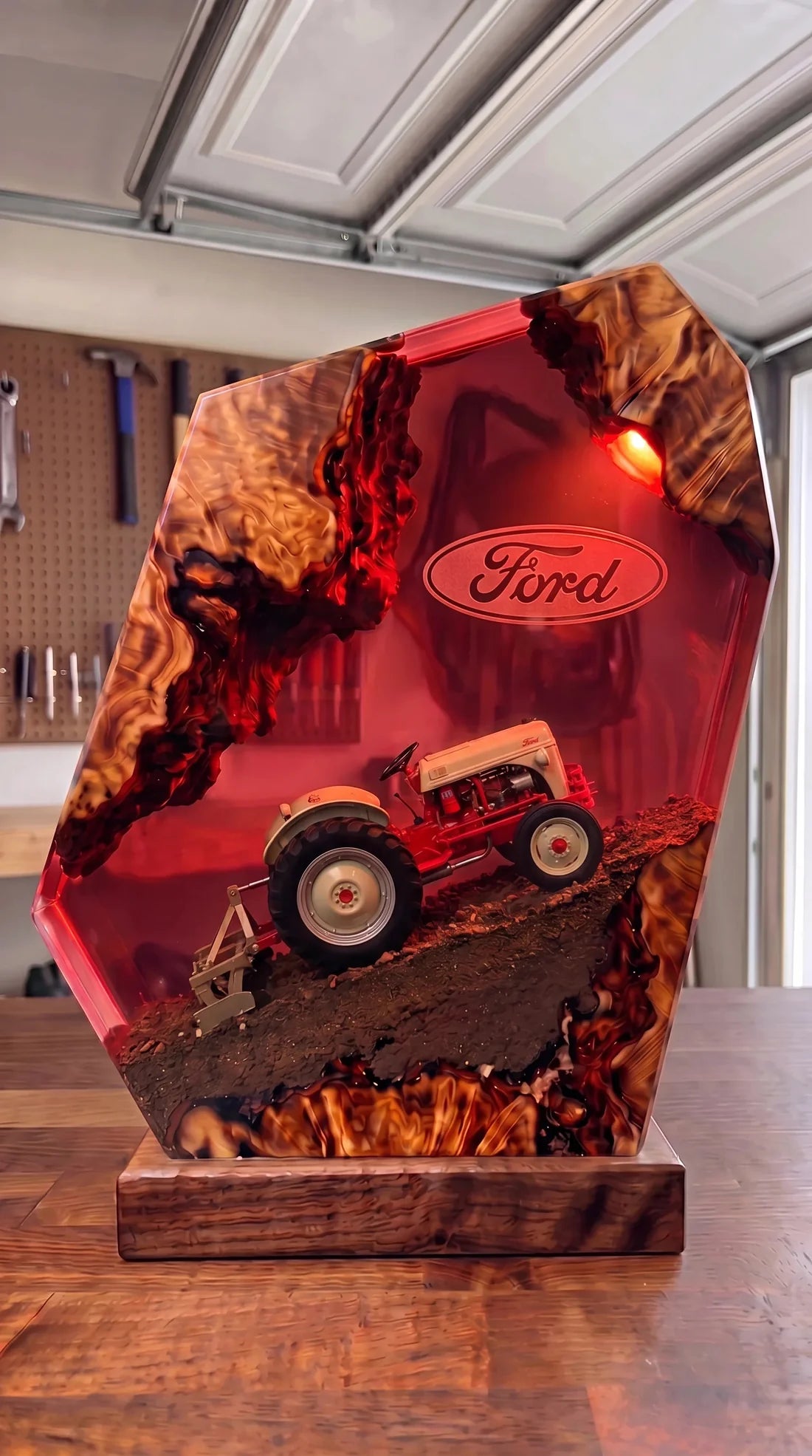 Handmade Tractor Lamps
