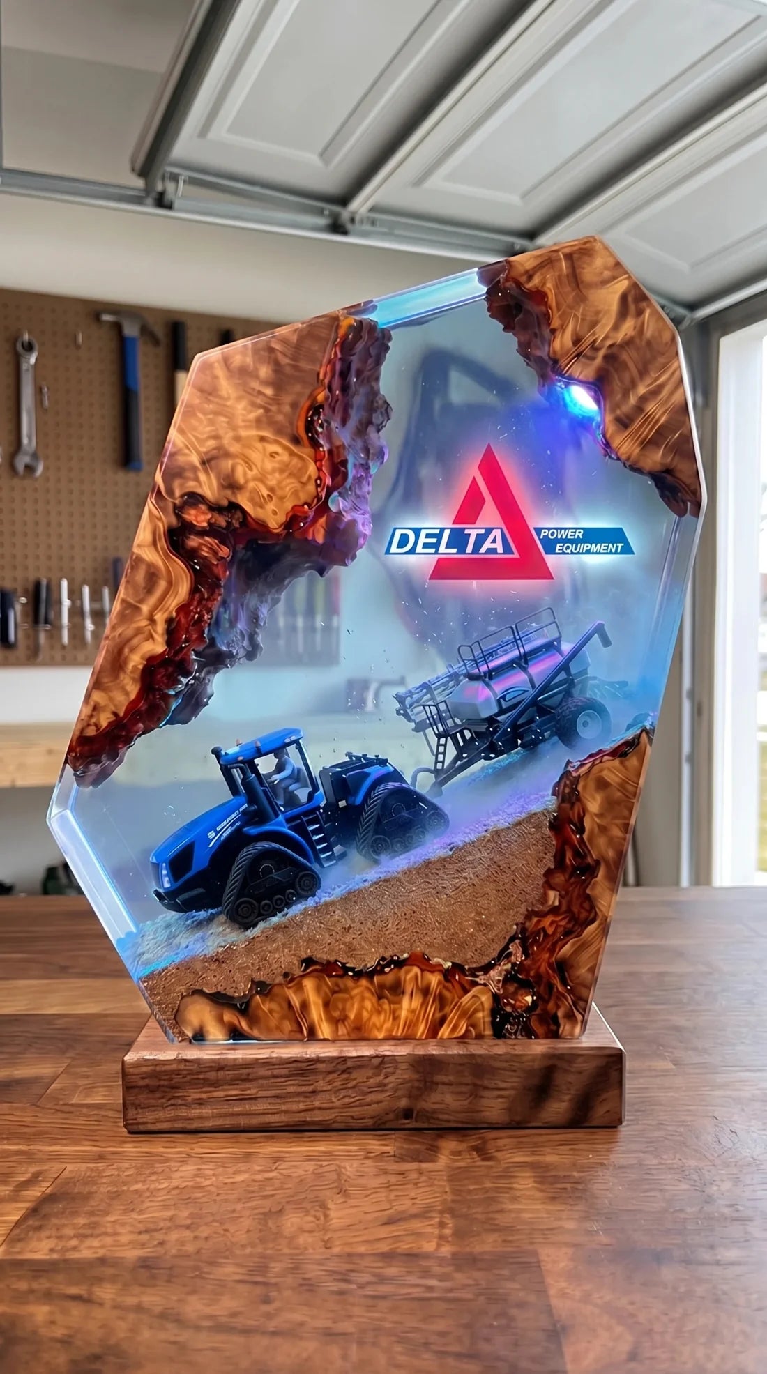 Handmade Tractor Lamps