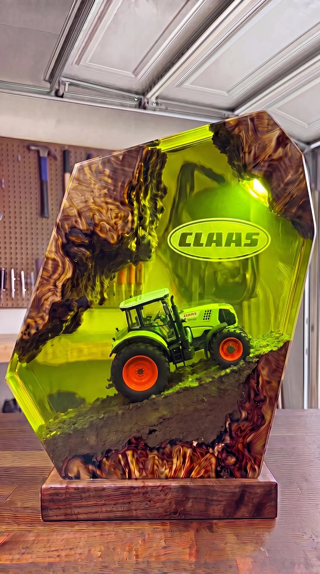 Handmade Tractor Lamps