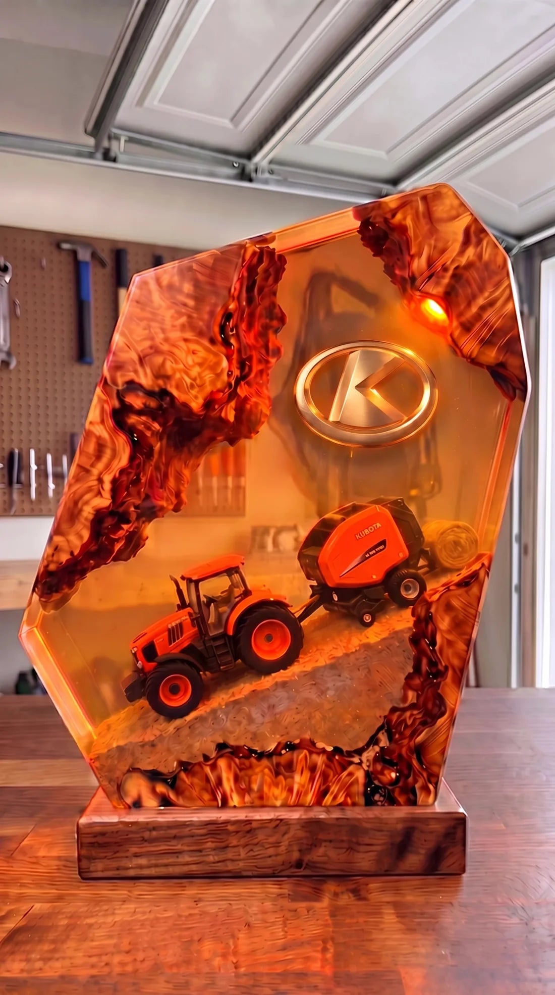 Handmade Tractor Lamps