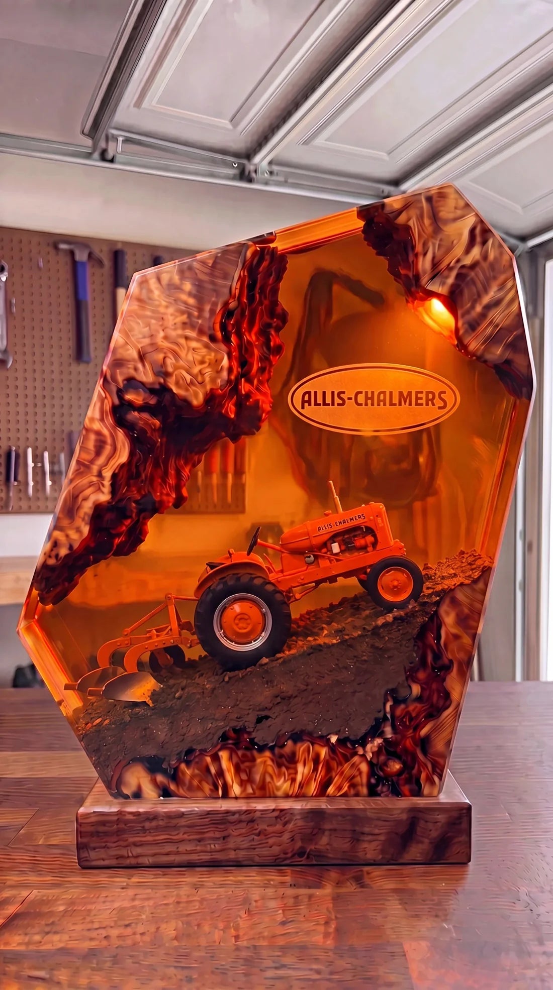 Handmade Tractor Lamps