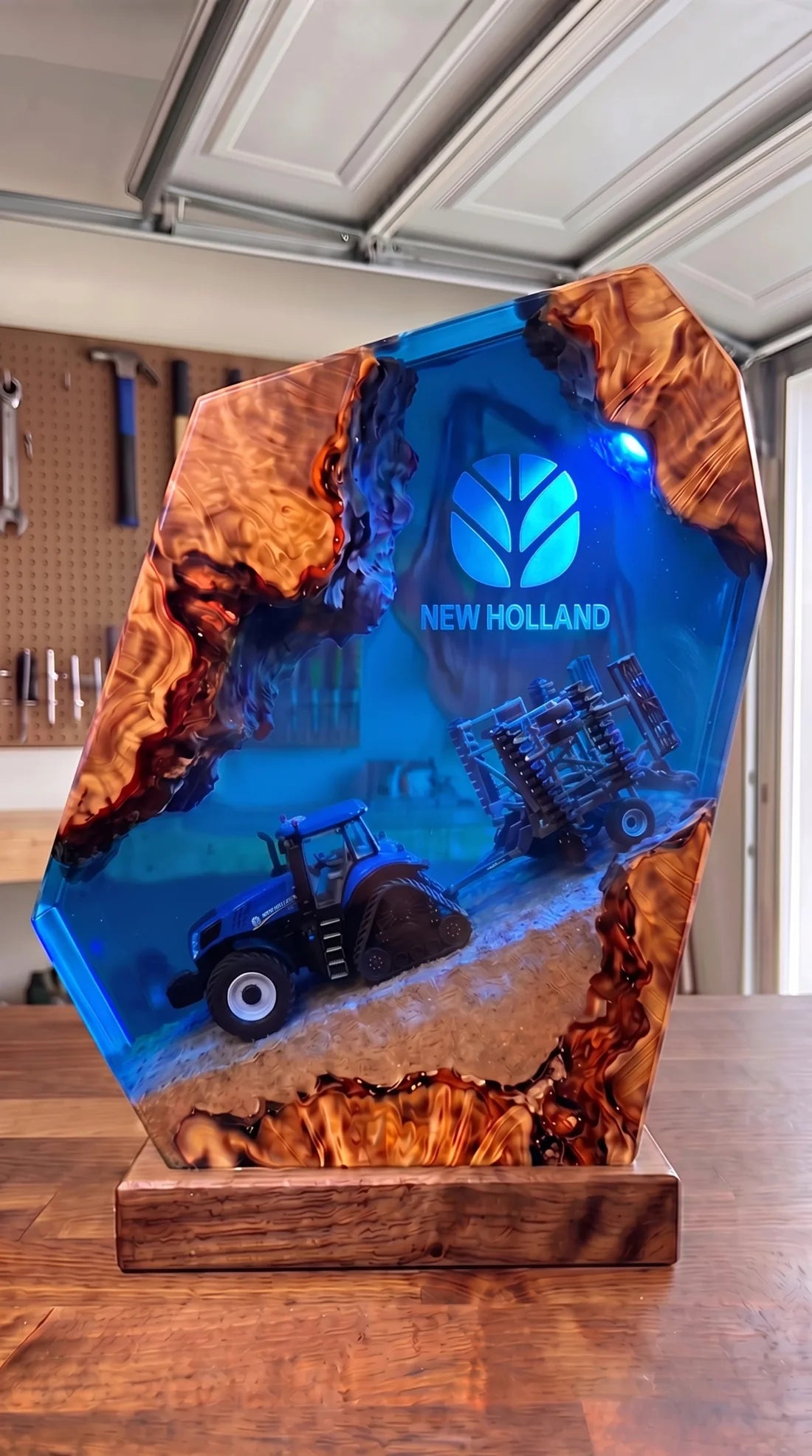 Handmade Tractor Lamps