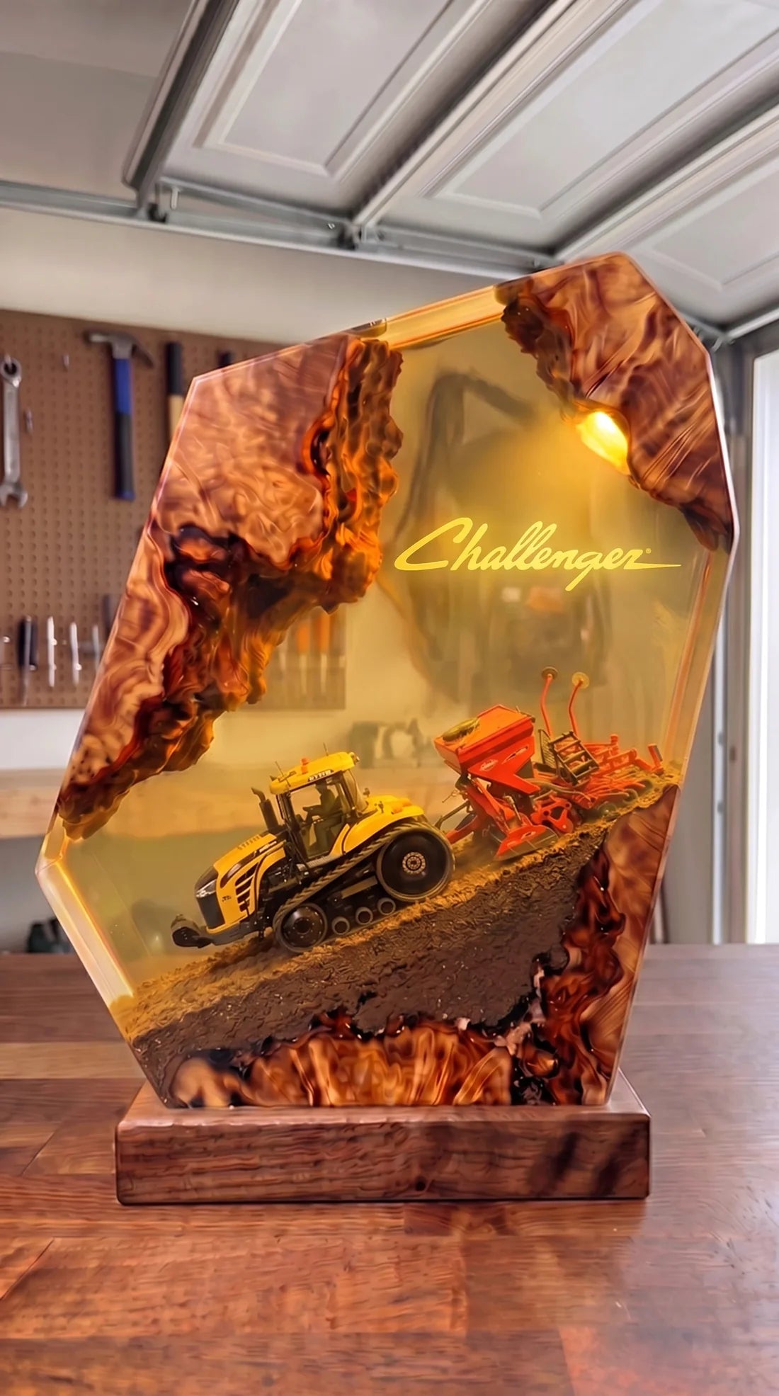 Handmade Tractor Lamps