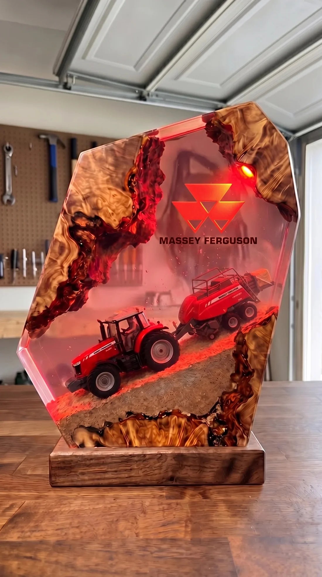 Handmade Tractor Lamps