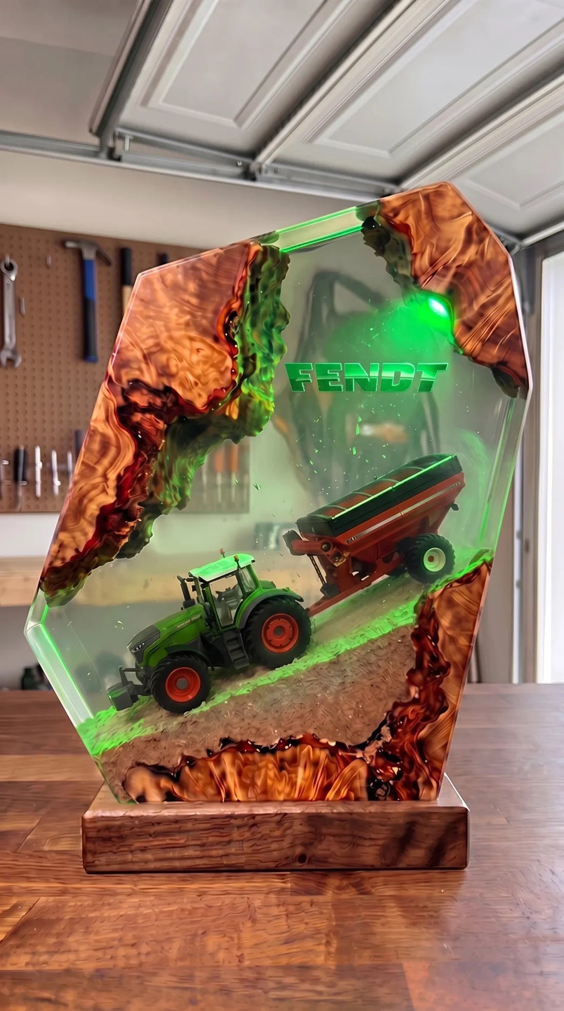 Handmade Tractor Lamps
